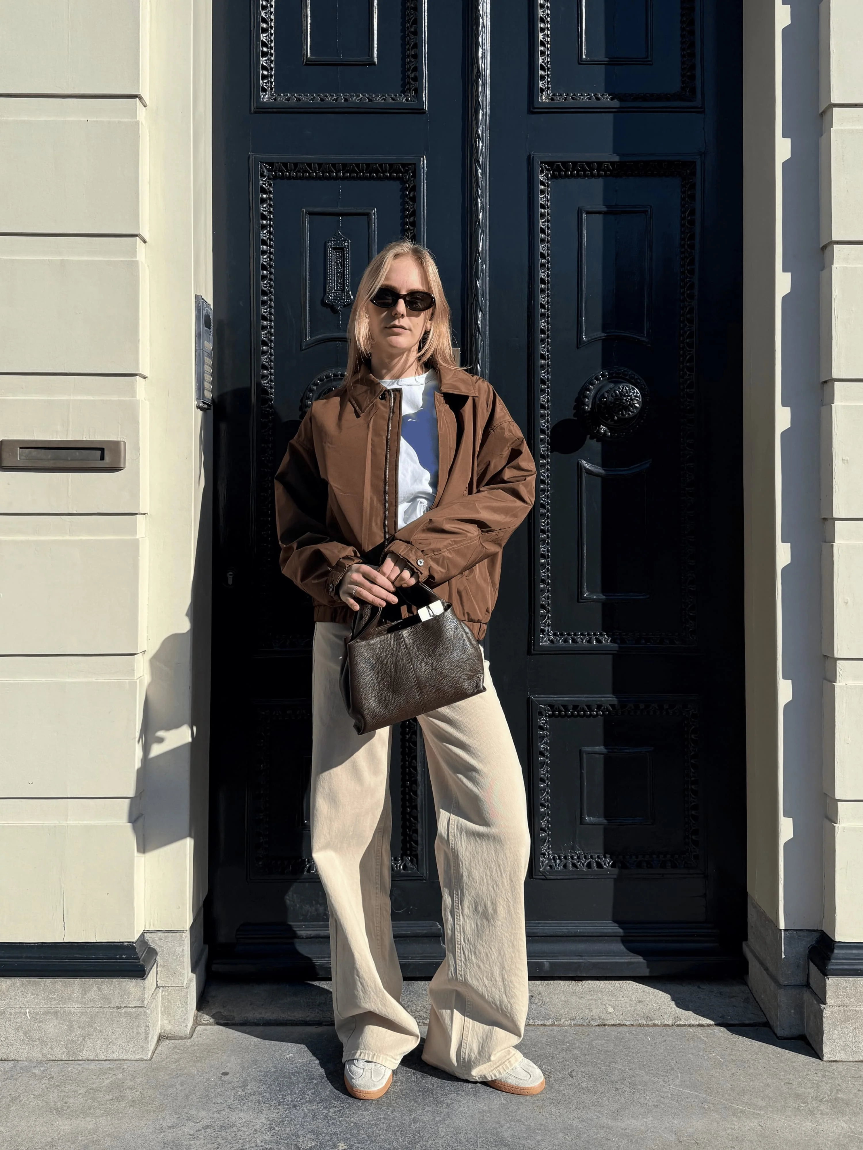 Mira | Super Wide Leg Jeans | Cappuccino | Stretch | Tall - Image 9