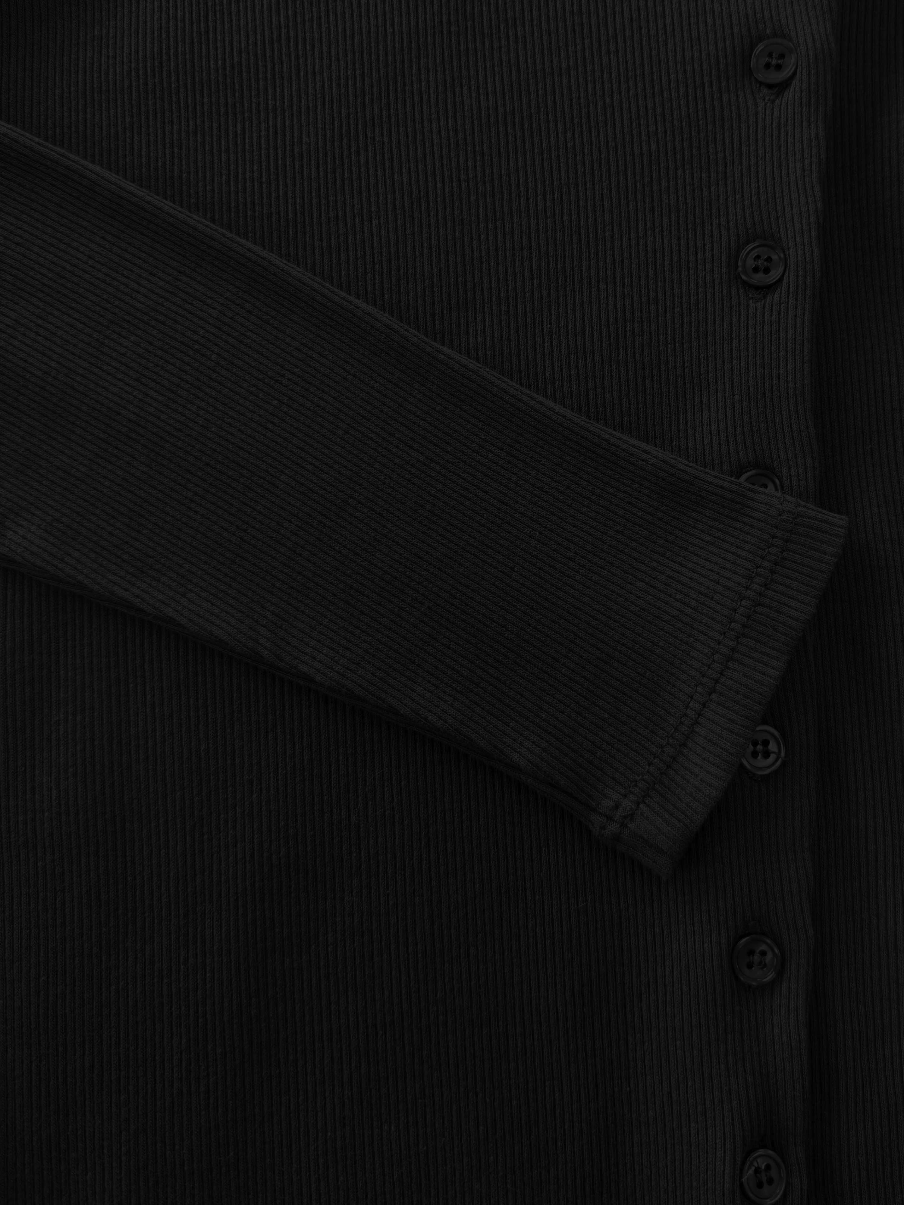 Nala top met knopen | Tall | Zwart - Image 5
