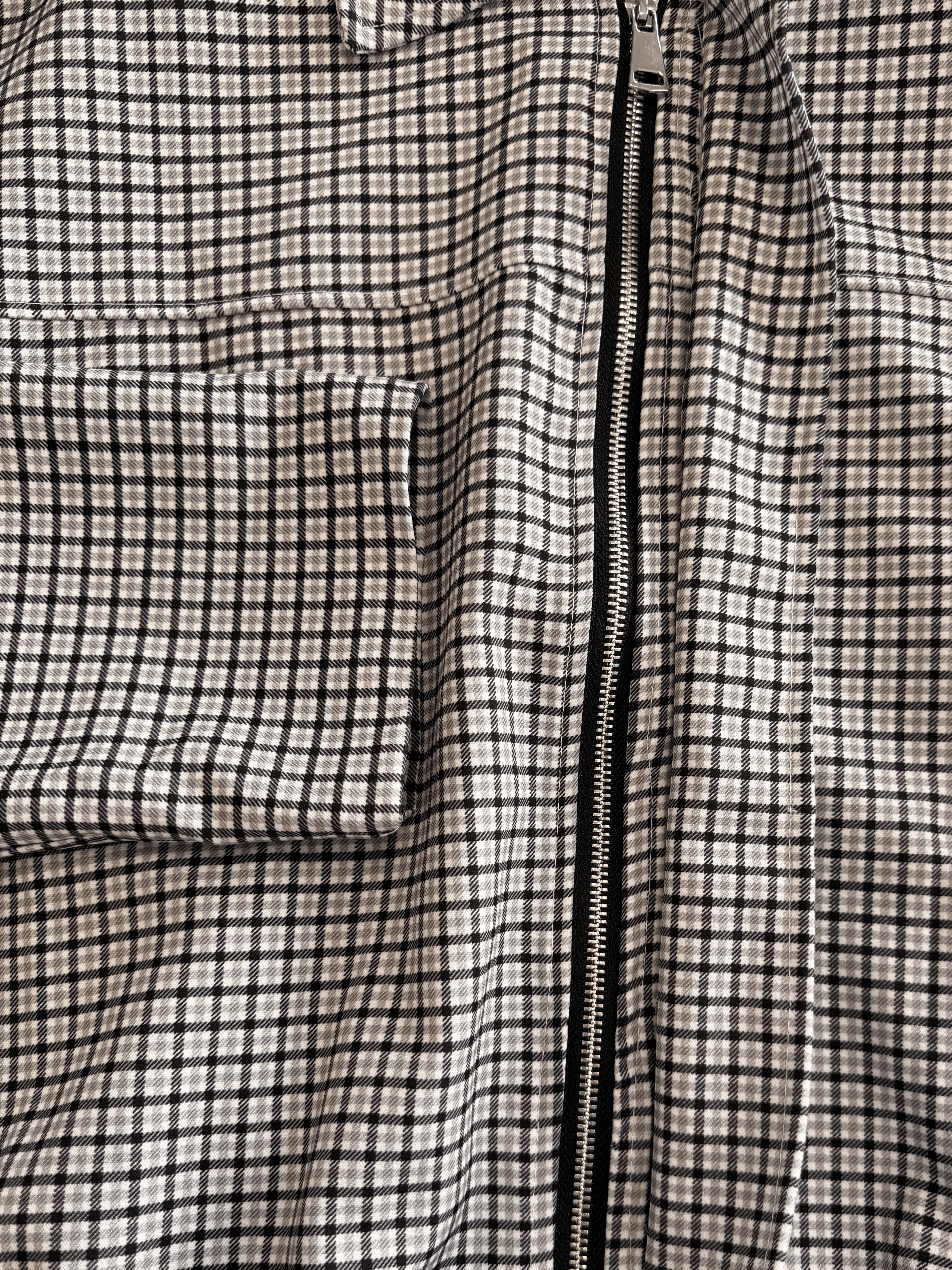 Naya jacket | Geruit zwart | Tall - Image 9