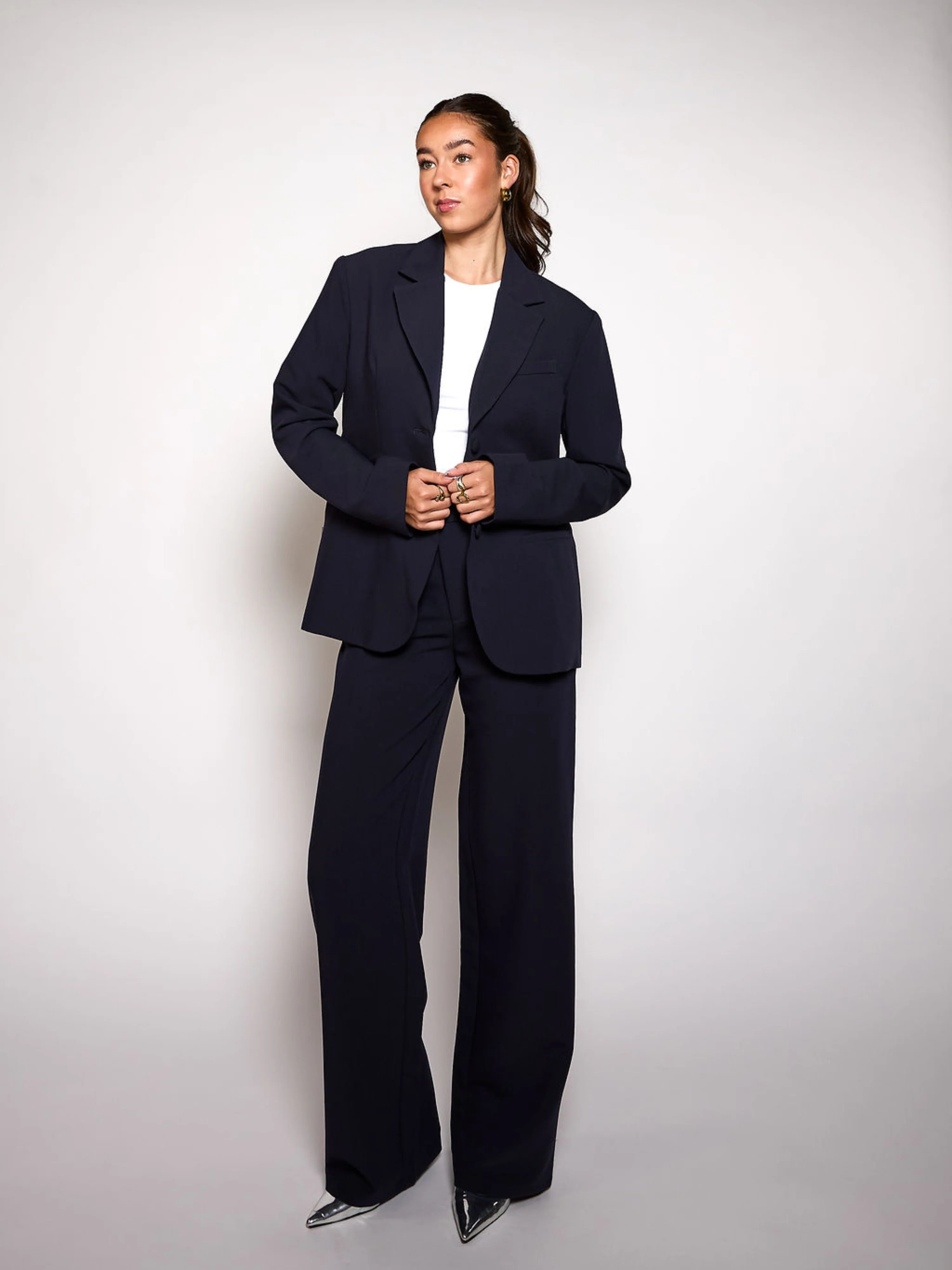 Nova oversized blazer | Navy | Tall - Image 4