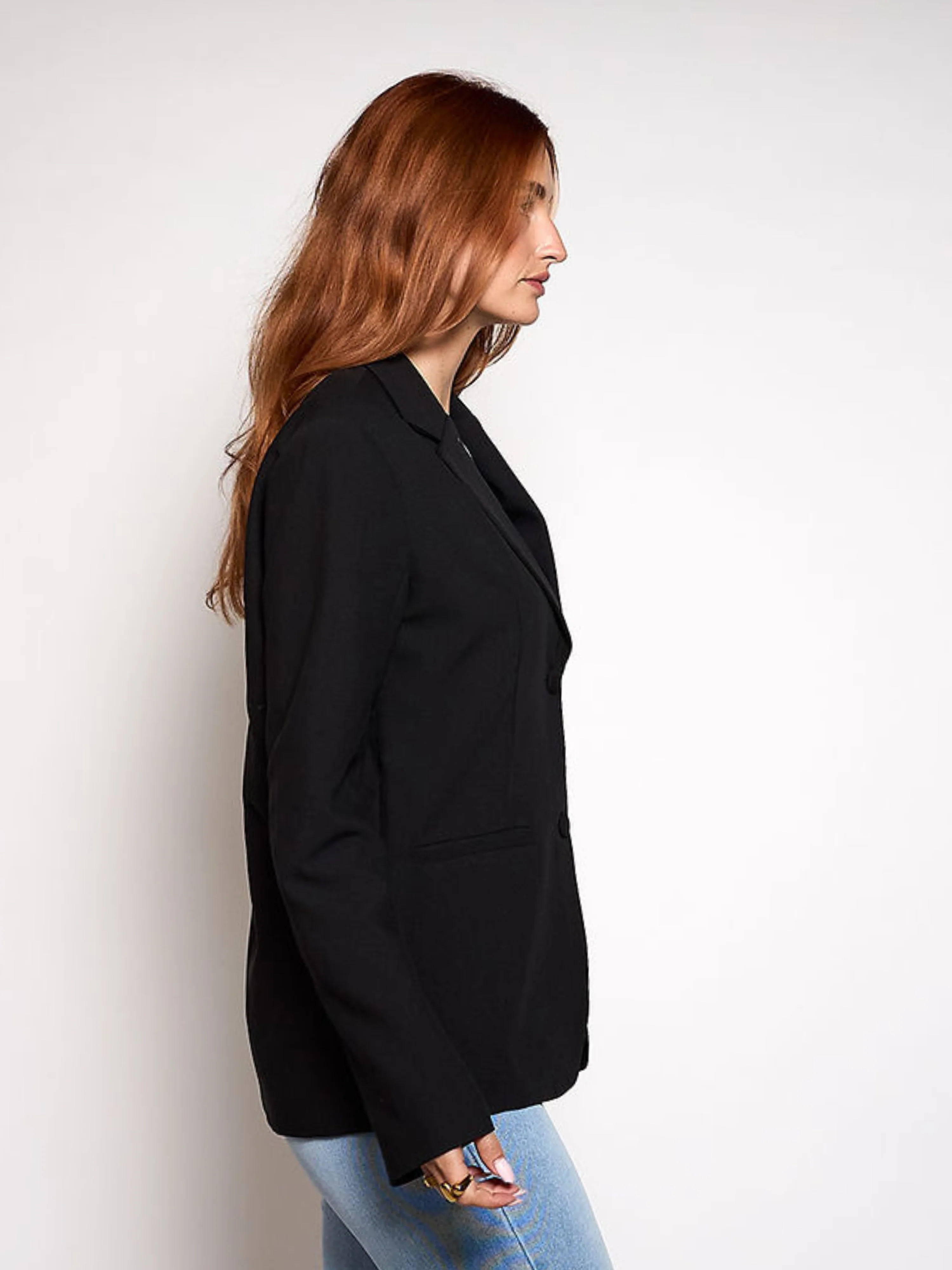 Nova oversized blazer | Zwart | Tall - Image 5