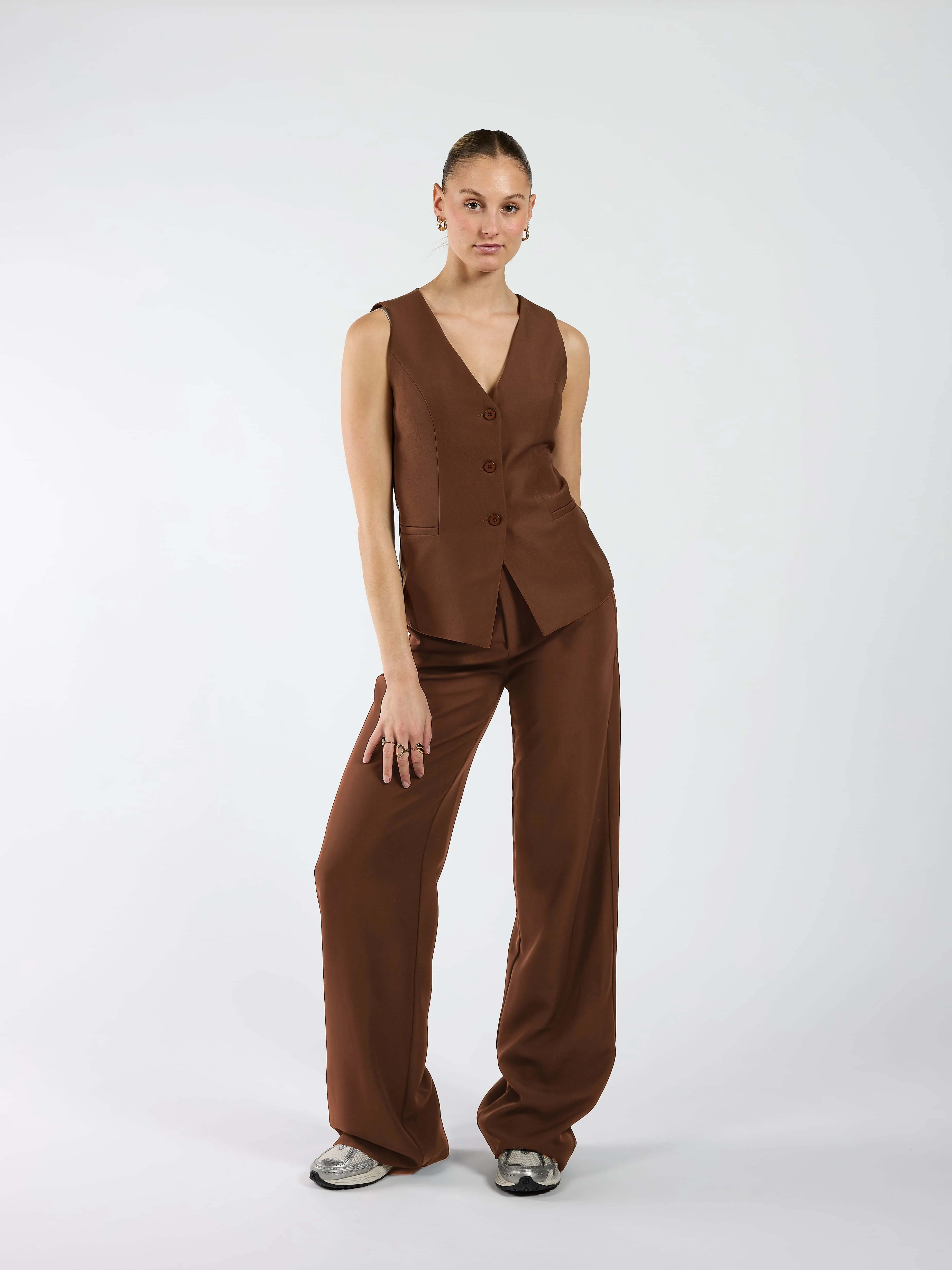 Nova gilet | Bruin | Tall - Image 3
