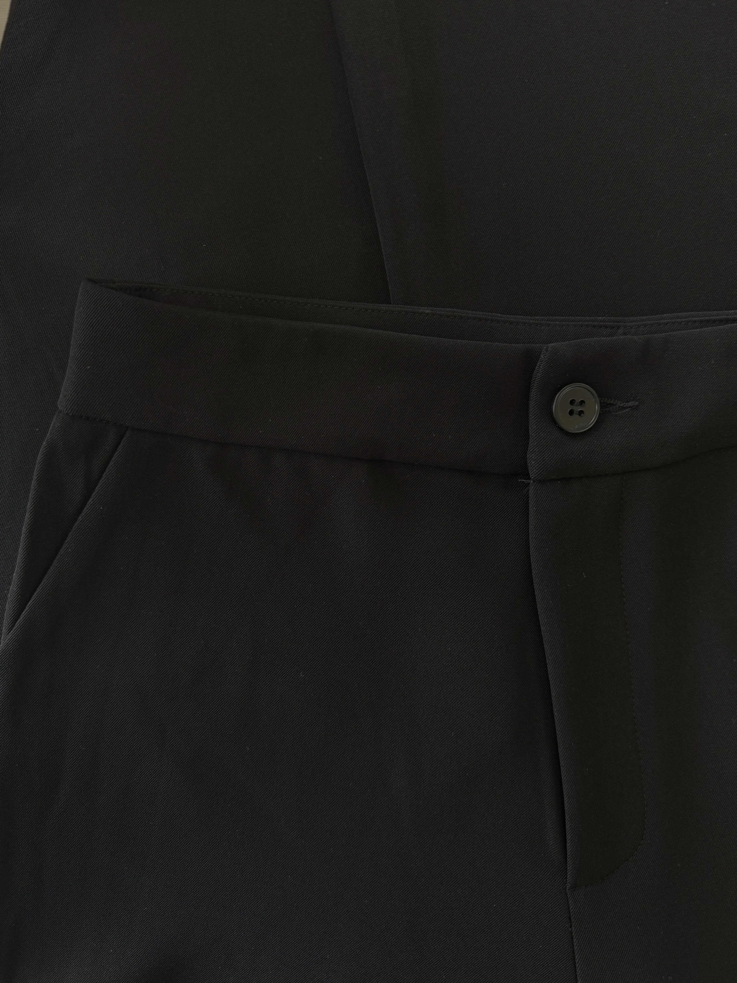 Nova | Wide leg pantalon met knoop | Zwart | Tall - Image 9