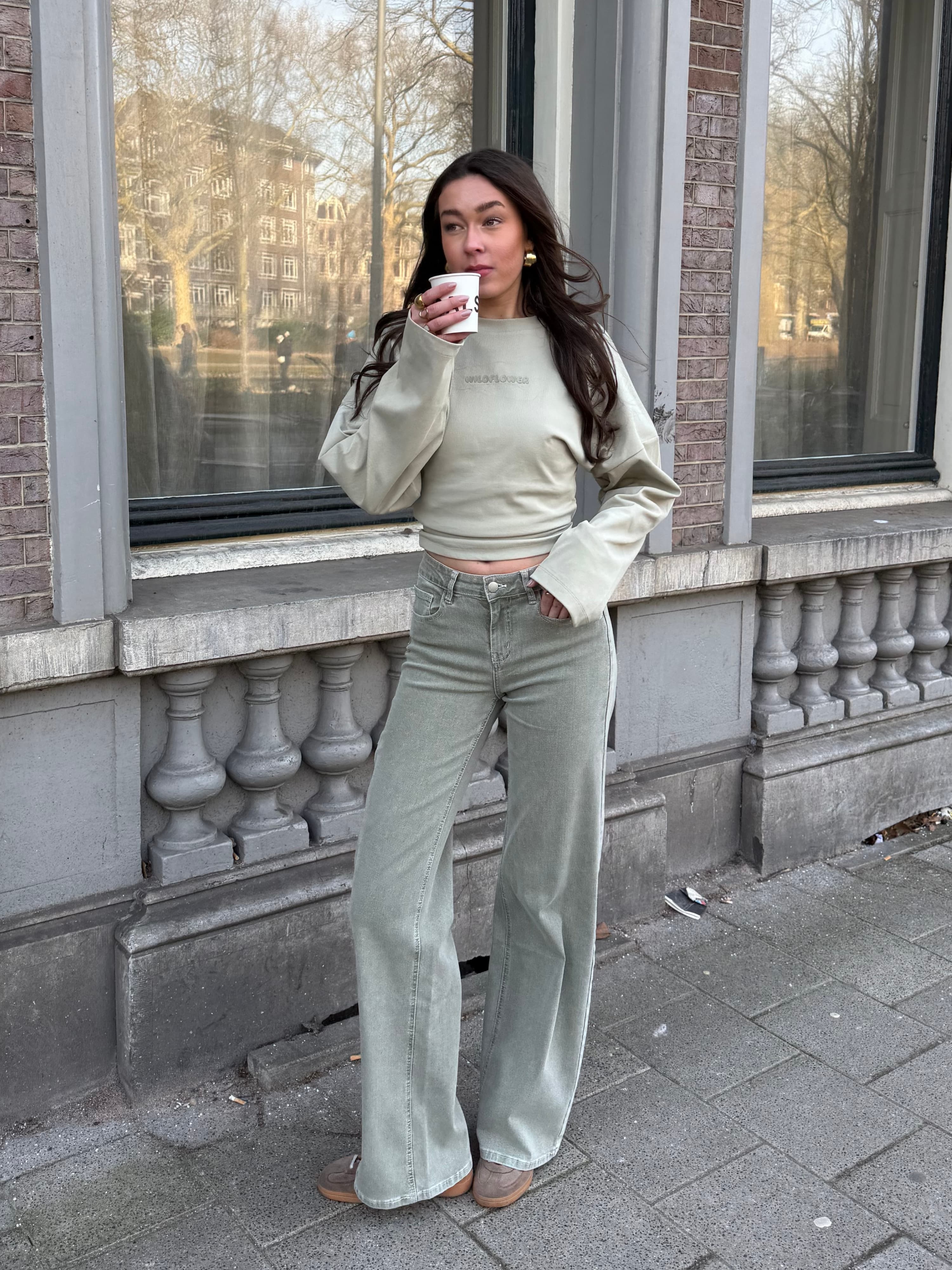 Sanna Tee | Matcha | Tall - Image 2