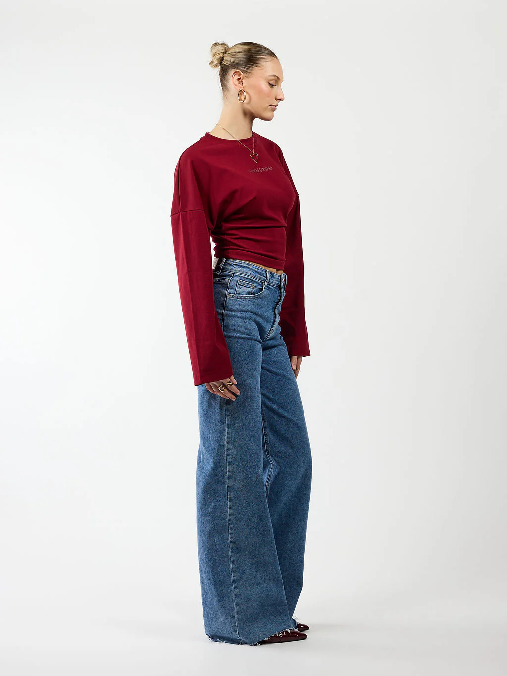 Sanna Tee | Rood | Tall - Image 6