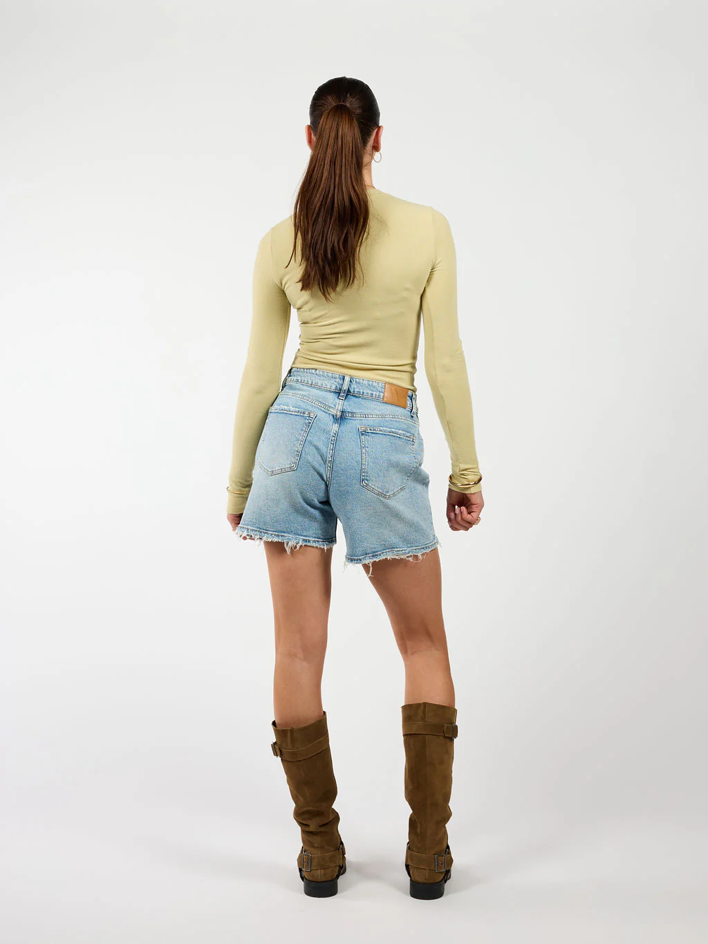Sera | Denim Short | Blauw | Tall - Image 5