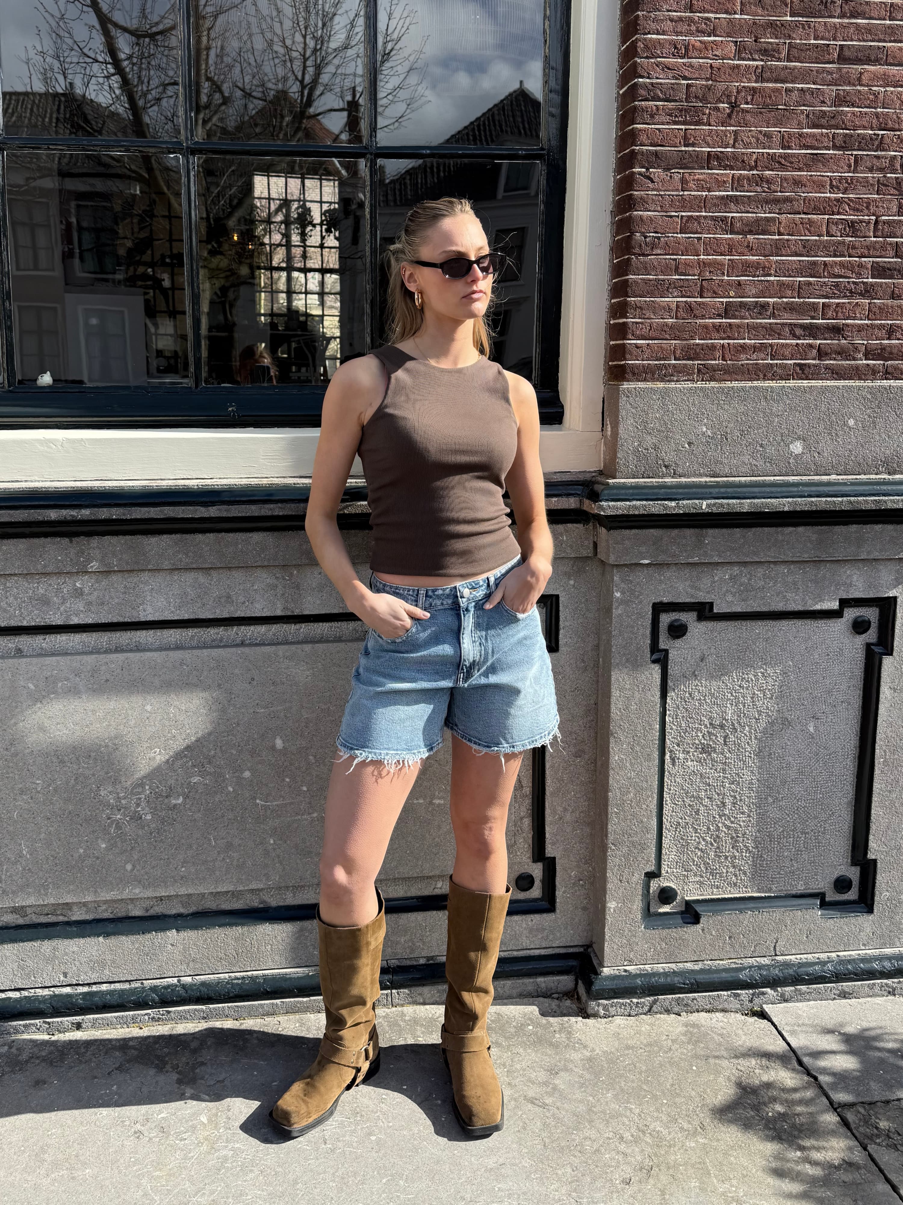 Sera | Denim Short | Blauw | Tall - Image 6