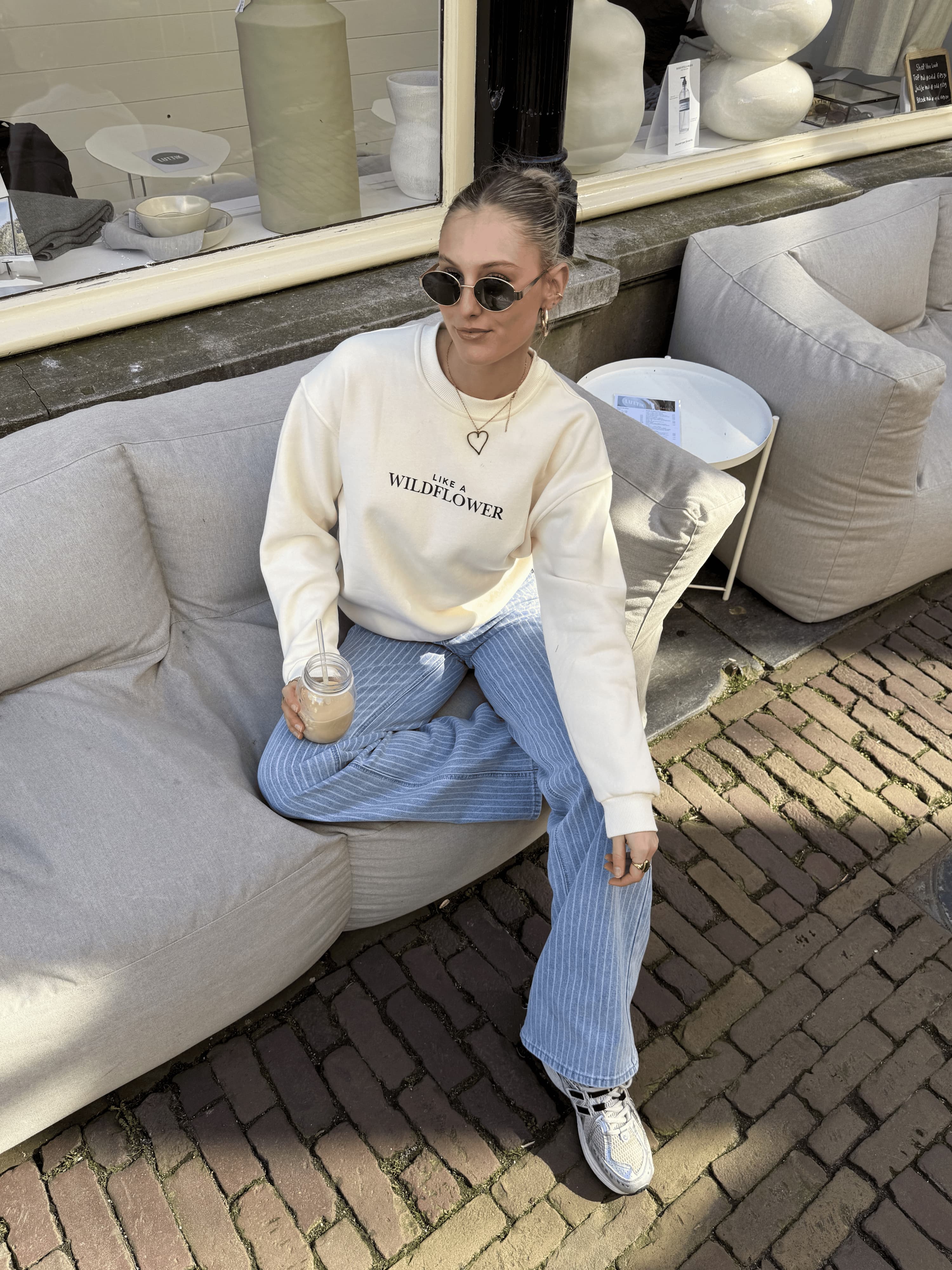 Sweater Like A Wildflower | Cream | Tall - Image 2