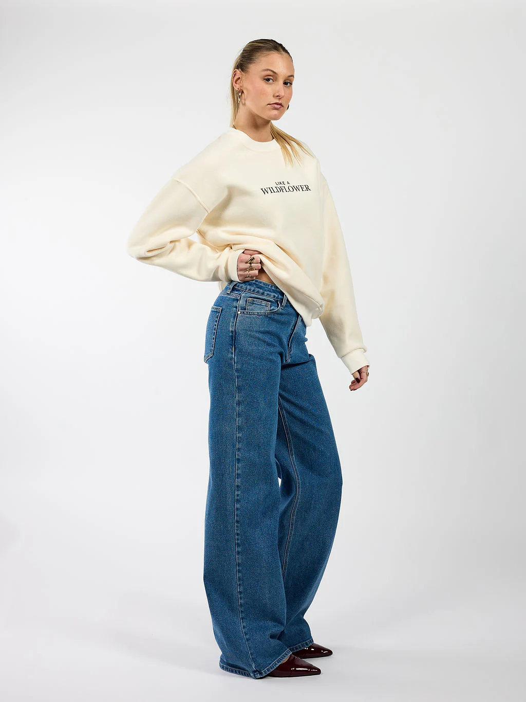 Sweater Like A Wildflower | Cream | Tall - Image 6