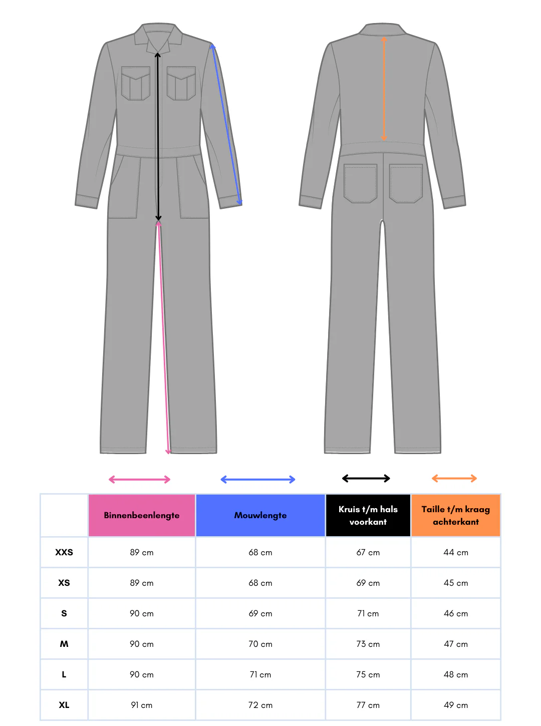 Zoë Denim Jumpsuit | Straight leg | Stretch | Donkergrijs | Tall - Image 12