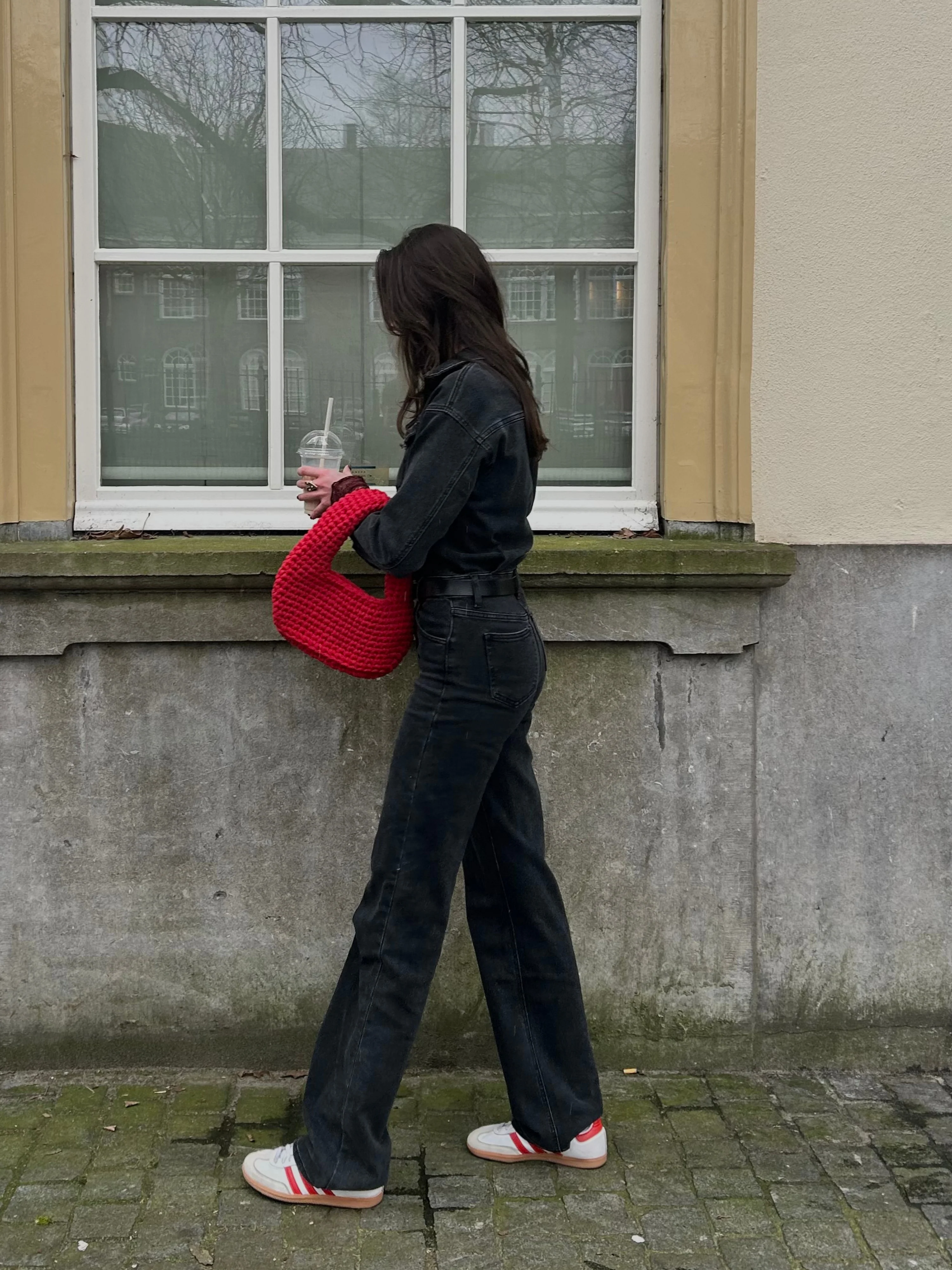 Zoë Denim Jumpsuit | Straight leg | Stretch | Donkergrijs | Tall - Image 9