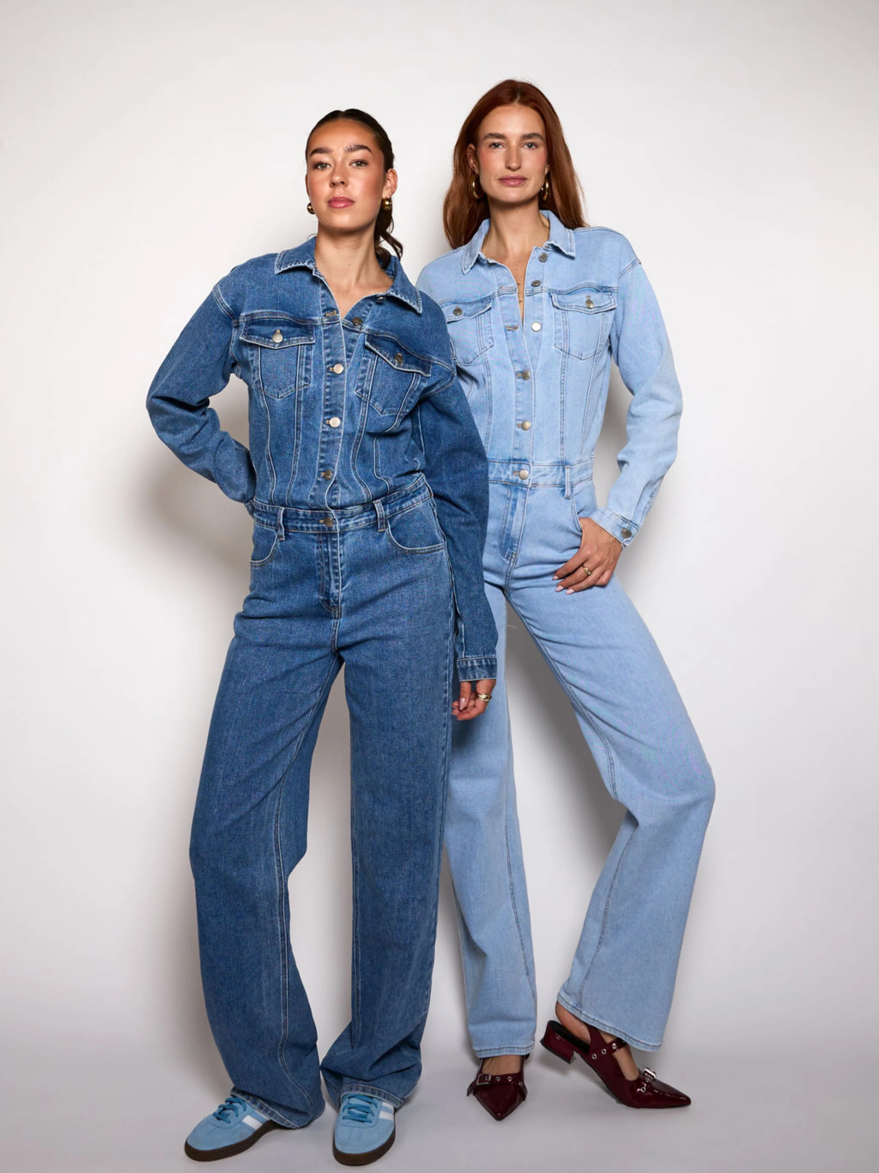 Zoë Denim Jumpsuit | Straight leg | Stretch | Blauw | Tall - Image 3