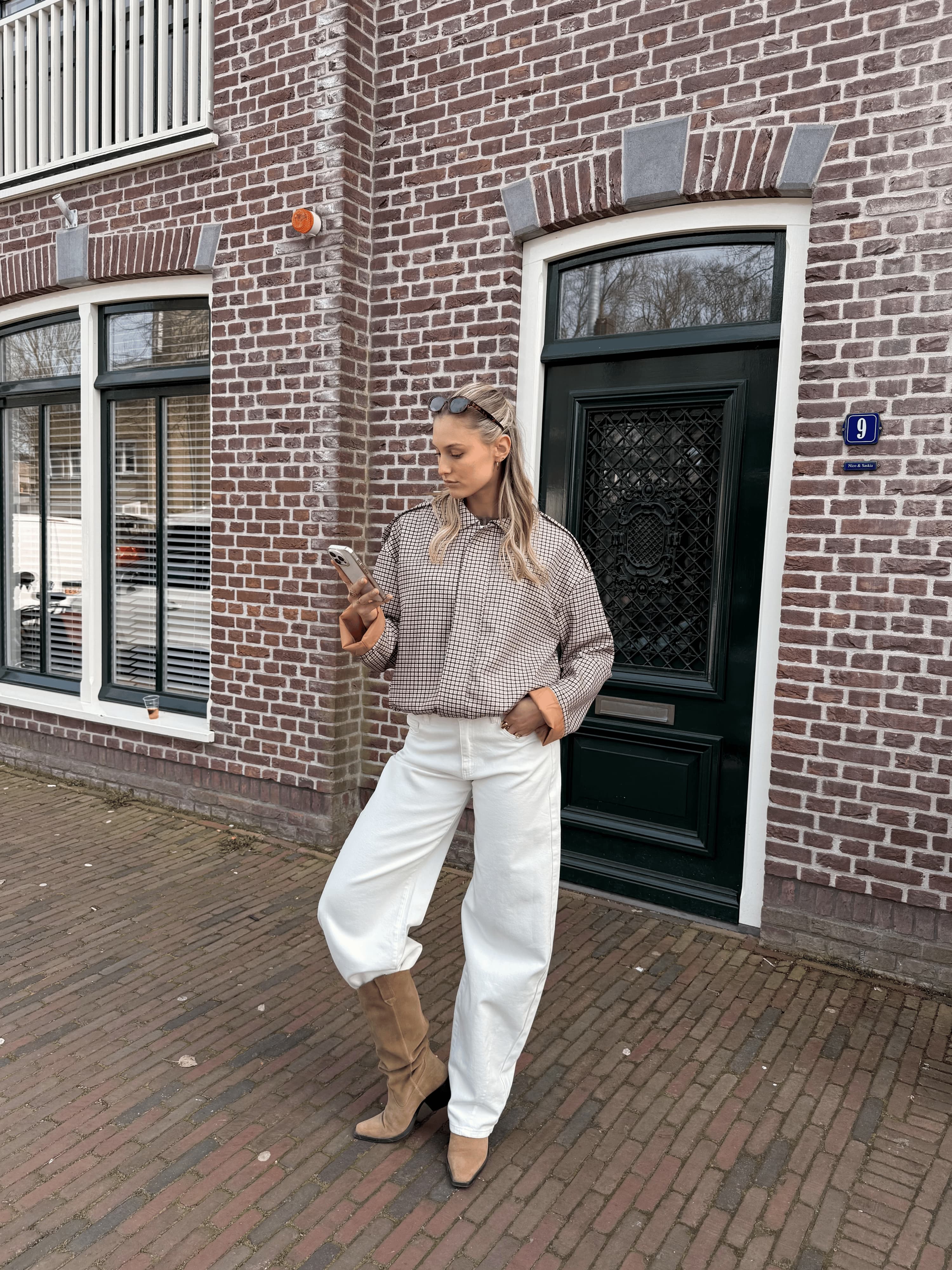 Zoey Barrel Jeans | Mid-waist | Wit | Stretch | Tall - Image 7